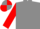Grey, Red sleeves, Grey cuffs, Red and Grey quartered cap
