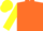 Orange, Yellow sleeves and cap