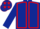 DARK BLUE, red seams, red stars on cap