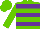 LIGHT GREEN, PURPLE hoops, LIGHT GREEN sleeves