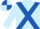 LIGHT BLUE, royal blue cross belts, quartered cap