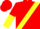 Red, Yellow Sash, Red and Yellow Halved Sleeves