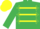 Emerald Green, Yellow braid and cap