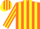 ORANGE, Yellow Stripes
