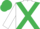 White, Emerald Green cross belts, Emerald Green cap
