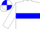 White, Blue hoop, Quartered cap