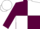 Maroon and White (quartered), Maroon sleeves, White cap