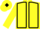 YELLOW, Black seams, Yellow sleeves, Yellow cap & Black diamond