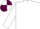 White, Maroon and White quartered cap