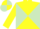 YELLOW & LIGHT GREEN DIABOLO, yellow sleeves, quartered cap