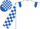 White, Royal Blue epaulets, check sleeves and cap