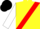 Yellow, Red Sash and 'G', White Sleeves, Black Hoops, Black Cap