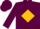 Maroon, Gold L S P with Diamond Frame