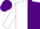 WHITE & PURPLE HALVED, qtd. cap