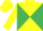 YELLOW & EMERALD GREEN DIABOLO, yellow sleeves & cap