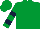Emerald Green, Emerald Green and Dark Blue hooped sleeves