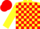 Yellow, Red Blocks, Yellow Sleeves, Red Cap