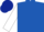 Royal Blue, White sleeves, Dark Blue cap