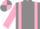 Grey, Pink braces and sleeves, quartered cap
