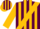 Maroon, Gold Sash, Gold Stripes on sleeves
