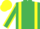 Emerald Green, Yellow braces, Emerald Green sleeves, Yellow seams, Yellow cap