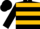 Black and Gold Hoops, Black Sleeves