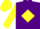 Purple, Yellow Diamond Belt, Yellow Sleeves, Yellow Cap