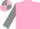 Pink, Grey sleeves, Quartered cap