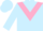 Light Blue, Pink chevron