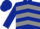 Dark Blue, Grey chevrons, Dark Blue sleeves and cap