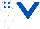 WHITE, royal blue chevron, white cap, royal blue diamonds