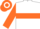 White, Orange hoop and sleeves, hooped cap