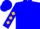 Columbia Blue, Gold Winged Horseshoe, Gold Diamonds on Sleeves