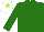Bottle Green, White cap, Lime Green star