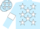 Light Blue, White stars, armlets and stars on cap