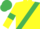 Yellow, Emerald Green sash, armlets and cap