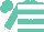 TURQUOISE, White 'C', White Hoops, White Cuffs on Sleeves