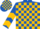 ROYAL BLUE, Gold Blocks, Gold Chevrons on Sleeves