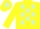 Yellow, Light Blue stars, Yellow cap, Light Blue star