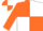 Orange and White (quartered), Orange sleeves