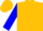 Gold, Blue 'HH', Gold 'HH' on Blue Sleeves, Gold Cap
