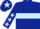 Dark Blue, Light Blue hoop, Dark Blue sleeves, Light Blue stars, Dark Blue cap, Light Blue star