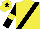 Yellow, Black sash, Black sleeves, Yellow armlets, Yellow cap, Black star