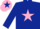 DARK BLUE, pink star, pink cap, dark blue star