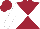 Maroon and White diabolo, White sleeves, Maroon cap
