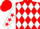 Red and White diamonds, White sleeves, Red stars, Red cap