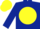 Dark Blue, Yellow disc, Yellow cap