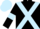Black, Light Blue cross belts, armlets and cap