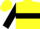 Yellow, Black Hoop, Black Sleeves, Yellow Cap, Black Visor