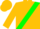 Gold, green sash